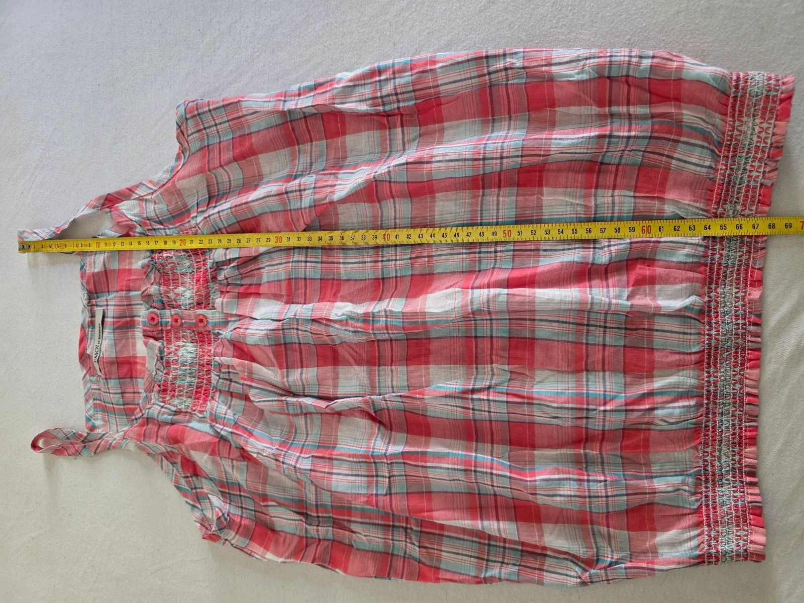 Top de alças / Blusa de algodão madras 🍒y2k vintage 2000's🍒tamanho 38 – photo 6